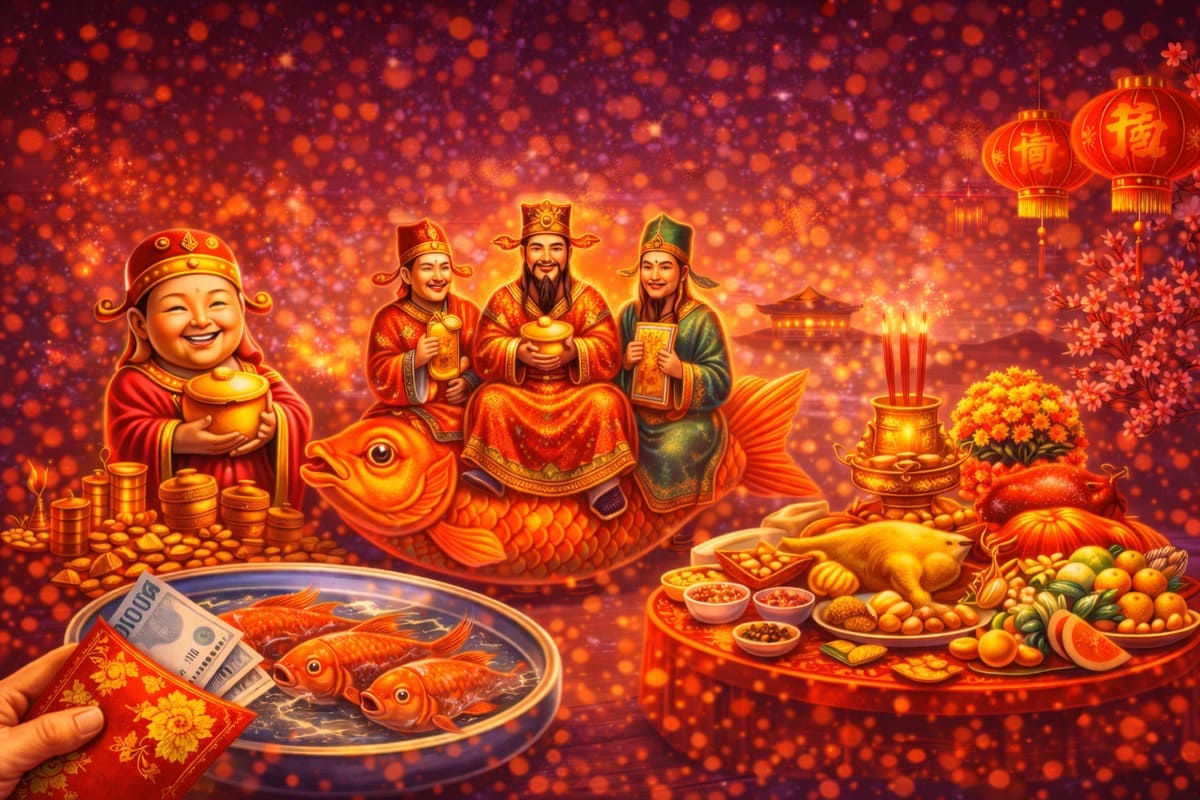 23 Tháng Chạp - Tết Ông Công Ông Táo: Ý Nghĩa & Cách Cúng Chuẩn