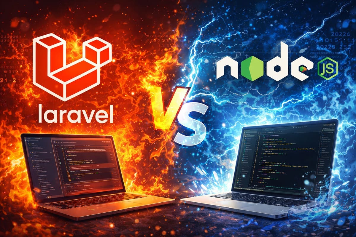 Laravel vs Node.js Nên Chọn Gì Cho Web App Năm 2026