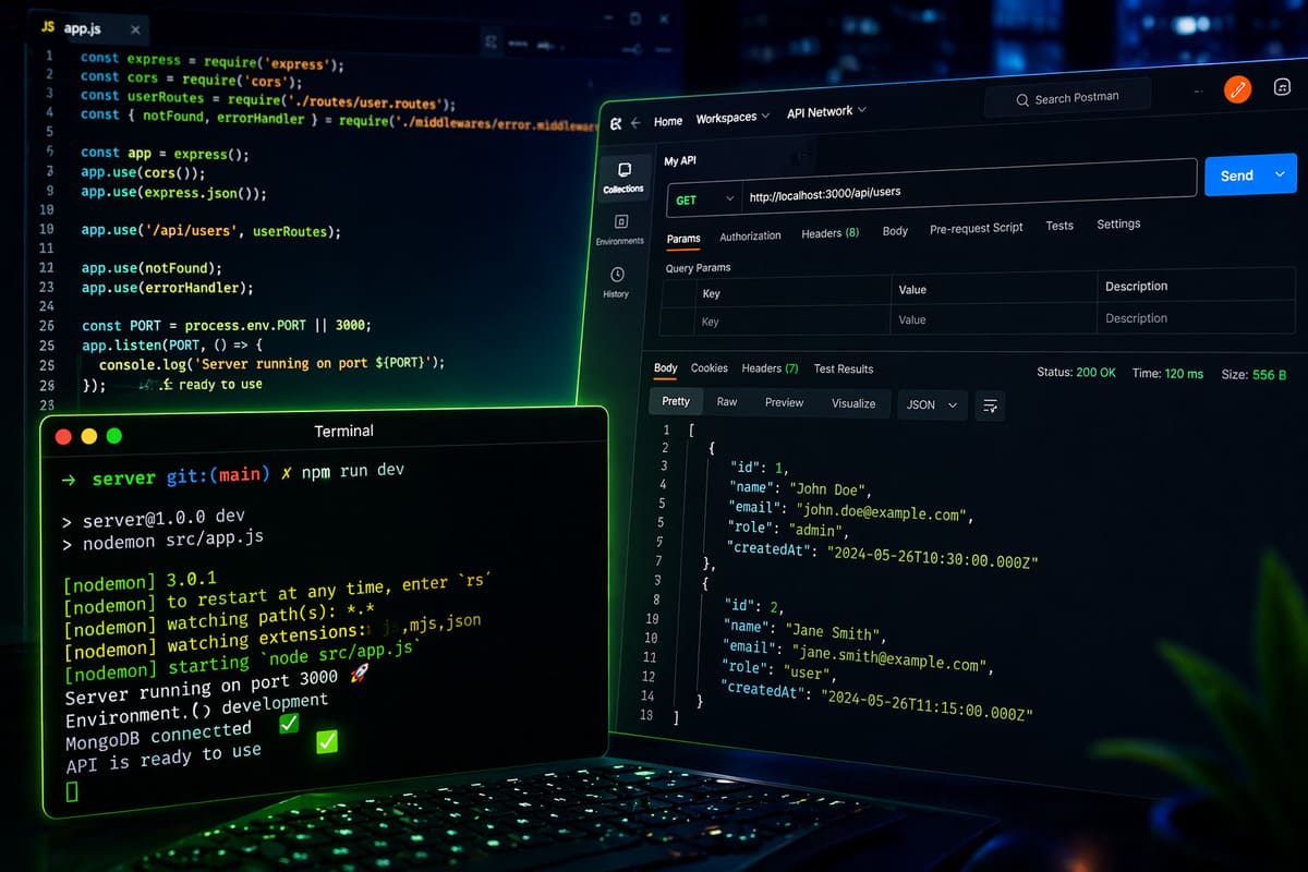 Xây Dựng REST API với Node.js và Express từ A-Z (2026) | Hướng Dẫn Senior